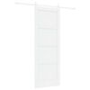 vidaXL Ușă glisantă 78 x 211 cm Lemn prelucrat Alb
