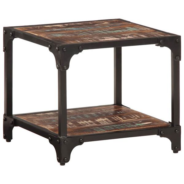 vidaXL Măsuță de cafea, 40 x 40 x 36, lemn masiv de reciclat