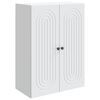 vidaXL Dulap montat pe perete Alb 66 x 34,5 x 90 cm Lemn prelucrat
