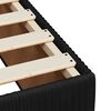 vidaXL Pat box spring cu saltea, negru, 120x190 cm, catifea