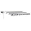 vidaXL Marchiză retractabilă manuală cu led-uri 3,5 x 2 m