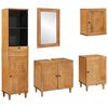 vidaXL Set de mobilier pentru baie 5 buc. Maro 38 x 33 x 160 cm