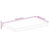 vidaXL Blat de masă contur organic 50x30x3,8 cm lemn masiv de mango