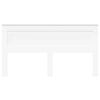 vidaXL Tăblie cap cu headboard Alb 180 cm Lemn compozit