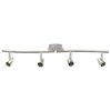 vidaXL Spot de tavan Nichel 61 x 10 x 12,5 cm Metal
