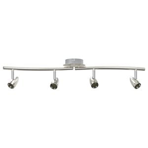 vidaXL Spot de tavan Nichel 61 x 10 x 12,5 cm Metal