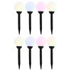 vidaXL Lămpi solare de exterior cu LED, 8 buc., 15 cm, RGB, sferic