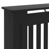 vidaXL Capac pentru radiator 2 pcs Negru 172 x 19 x 81,5cm