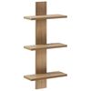 vidaXL Raft de perete Stejar Artizanal 30 x 13.5 x 64.5 cm