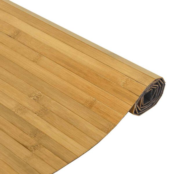 vidaXL Covor dreptunghiular, natural, 60x300 cm, bambus