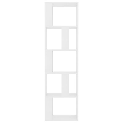 vidaXL Bibliotecă/Separator cameră, alb, 45x24x159 cm, PAL