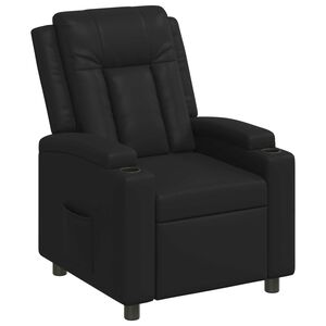 vidaXL Fotoliu recliner Negru 75 x 95 x 100 cm Țesătură
