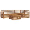 vidaXL Set de canapele de exterior 5 buc. natural Lemn Solid de Acacia