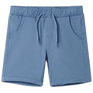 vidaXL Pantaloni scurți pentru copii cu șnur, albastru &icirc;nchis, 92