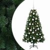 vidaXL Brad de Crăciun artificial cu glob 120 cm 150 LED-uri Alb cald