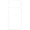 vidaXL Ușă glisantă, alb, 90x205 cm, sticlă ESG și aluminiu