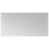 vidaXL Oglindă de baie cu LED Transparent 100 x 50 cm Dreptunghiular