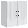 vidaXL Dulap montat pe perete Alb 59 x 31 x 60 cm Lemn prelucrat