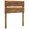 vidaXL Tăblie de pat cu margini naturale ROSTOCK natural 100 cm
