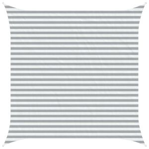 vidaXL P&acirc;nză de umbră Gri deschis și alb. 3,6 x 3,6 m