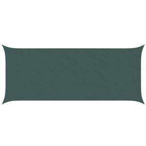 vidaXL P&acirc;nză de umbră Verde &icirc;nchis 6 x 2,5 m 100% poliester Oxford