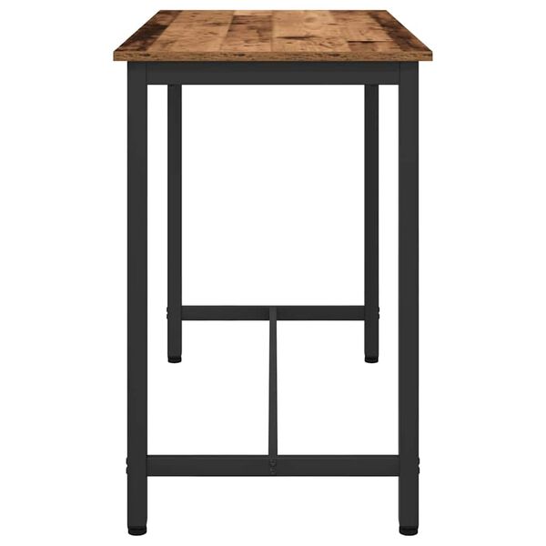 vidaXL masă Lemn vechi 100 x 50 x 76,5 cm Lemn ingineresc și oțel