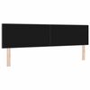 vidaXL Tăblie cap cu headboard Gri &icirc;nchis 180 cm Piele artificială