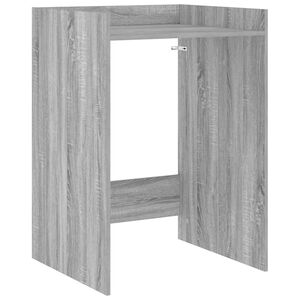 vidaXL Dulap pentru mașina de spălat Sonoma gri 67,5 x 62 x 97 cm