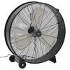 vidaXL Ventilator industrial cu tambur, negru, 77 cm, 240 W