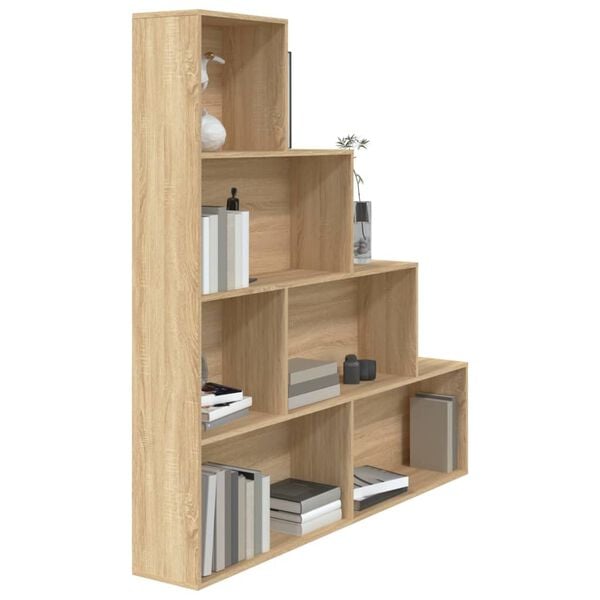 vidaXL Bibliotecă/Separator stejar sonoma 155x24x160 cm lemn prelucrat