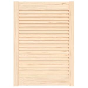 vidaXL Ușă de dulap cu design lambriu, 69x49,4 cm, lemn masiv de pin