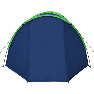 vidaXL Cort de camping, 4 persoane, bleumarin/verde