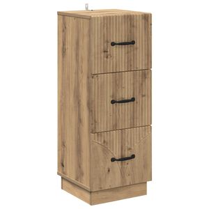 vidaXL Dulap cu sertare 33 x 34,5 x 87 cm Lemn prelucrat