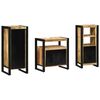 vidaXL Set de mobilier pentru baie 3 pcs Maro Lemn recuperat masiv