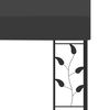 vidaXL Pavilion de perete, antracit, 6 x 3 x 2,5 m