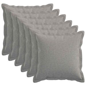 vidaXL Husă pentru pernă 6 buc. HOUTEN Gri nori 30 x 30 cm In sintetic