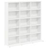 vidaXL Dulap pentru CD-uri Alb 96 x 23,5 x 97,5 cm Lemn prelucrat
