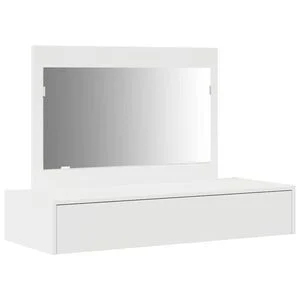 vidaXL Masă de Machiaj Alb 100 x 40 x 70 cm Lemn prelucrat
