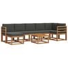 vidaXL Set de canapele de exterior 8 buc. Natural și Antracit