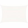 vidaXL P&acirc;nză parasolar, alb, 5 x 7 m, HDPE, 160 g/m&sup2;