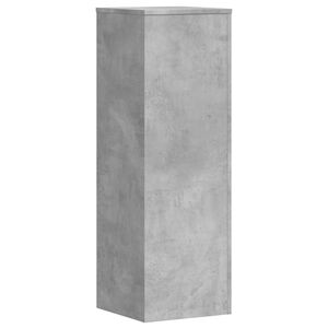 vidaXL Suport de plante, gri beton, 33x33x100 cm, lemn prelucrat
