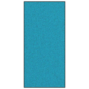 vidaXL Covoraș de intrare Cyan și Negru 120 x 250 cm 100% Poliamidă