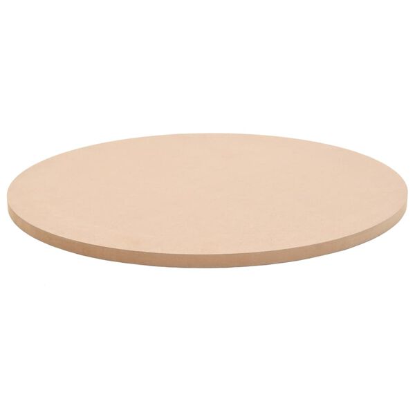 vidaXL Blat de masă rotund, MDF, 600 x 18 mm