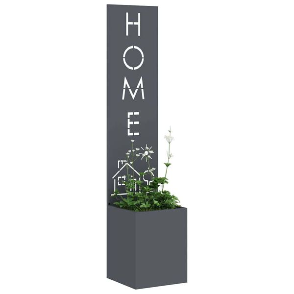 vidaXL Ecran de intimitate pentru grădină Antracit 32 x 140 cm