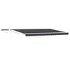 vidaXL Cort electric retractabil Antracit și Alb 5 x 3 m