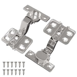 vidaXL Hinge 2 buc. Nichel 85 x 52,5 x 9,5 mm Fier