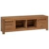 vidaXL Cabinet TV 110 x 30 x 35 cm natural Lemn solid de tec