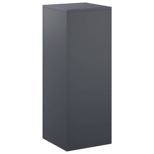 vidaXL Suport pentru plante Antracit 30 x 30 x 80 cm Oţel inoxidabil