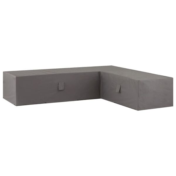 Madison Husă set mobilier de exterior, gri, 320x255x70 cm, st&acirc;nga