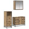 vidaXL Set de mobilier pentru baie 3 buc. Stejar Artizanal